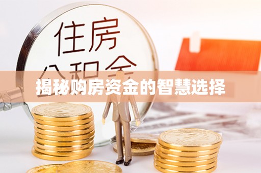 上思揭秘购房资金的智慧选择